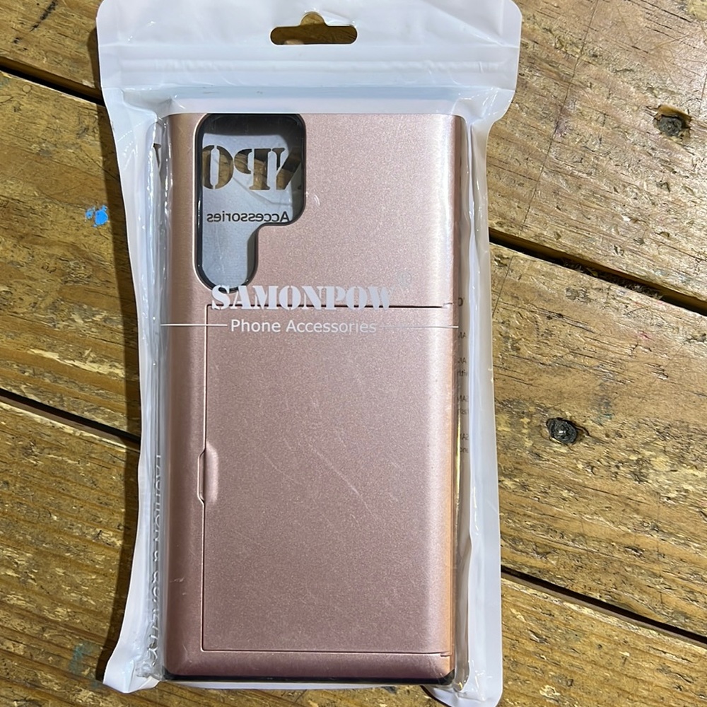 Galaxy plus with card holder.